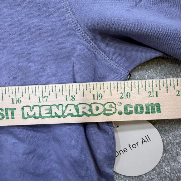 Pact NWT One For All‎ Unisex Hoodie Sweatshirt Granite Blue Small Organic Cotton - Picture 13 of 13